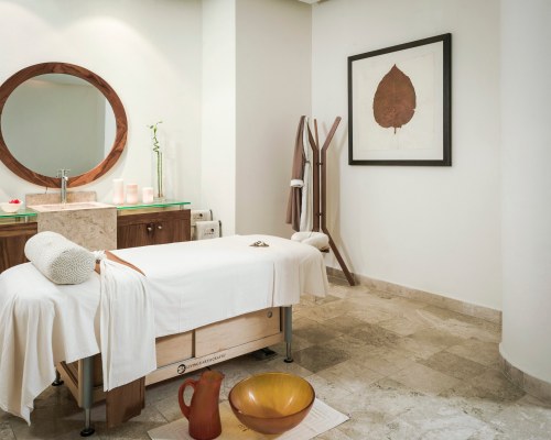 Pohled na resort z moře