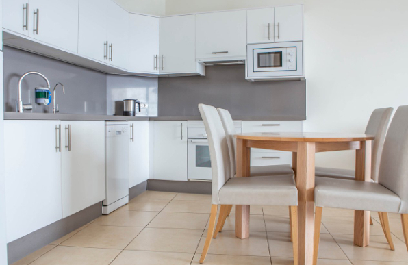 Pohodlný obývací pokoj apartmánu