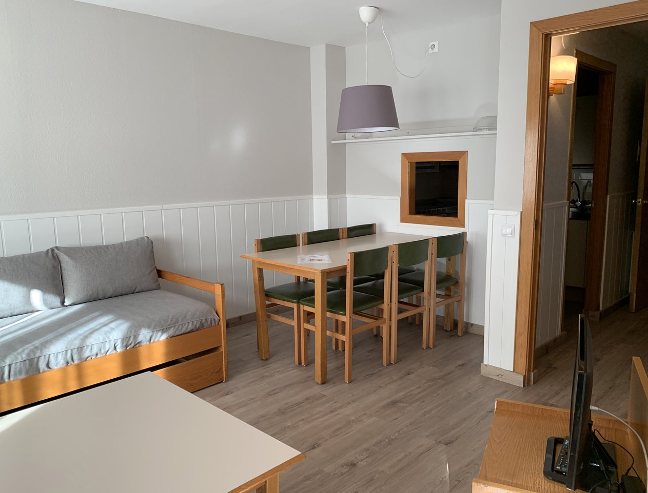 Pohodlný obývací prostor